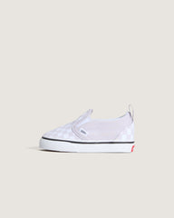 Kids Vans Toddler Classic Slip-On V Checkerboard Shoe in Checkerboard Lilac Mist Purple