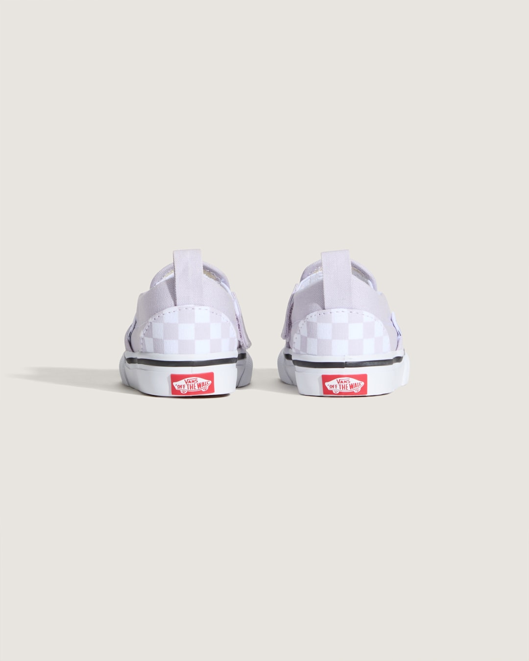 Kids Vans Toddler Classic Slip-On V Checkerboard Shoe in Checkerboard Lilac Mist Purple
