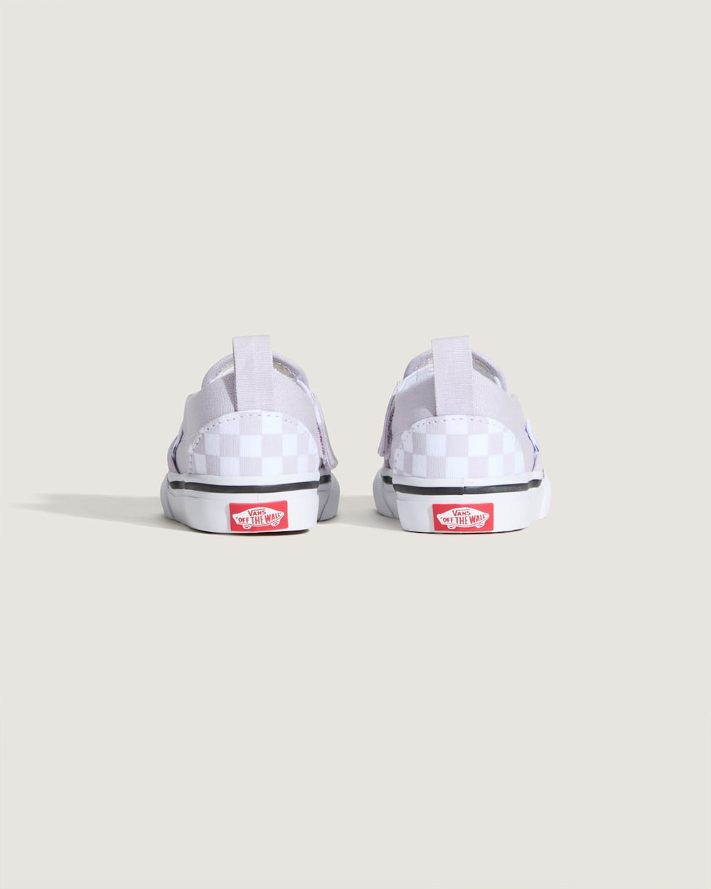 Kids Vans Toddler Classic Slip-On V Checkerboard Shoe in Checkerboard Lilac Mist Purple