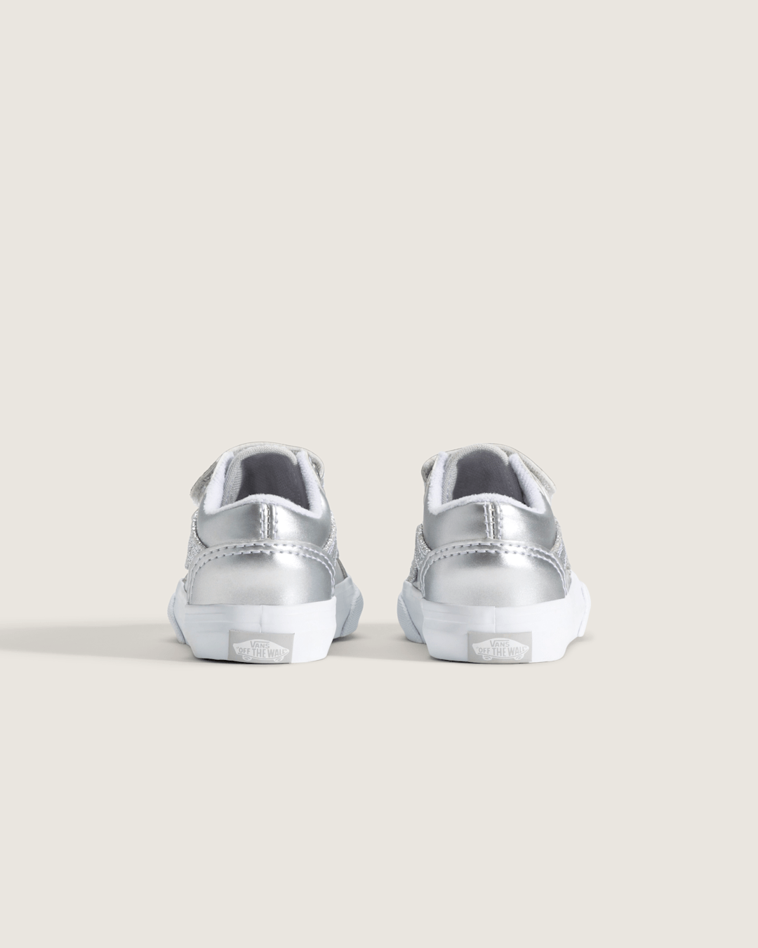 Kids Vans Toddler Old Skool V Shoe in Dazzled Lunar Rock Grey