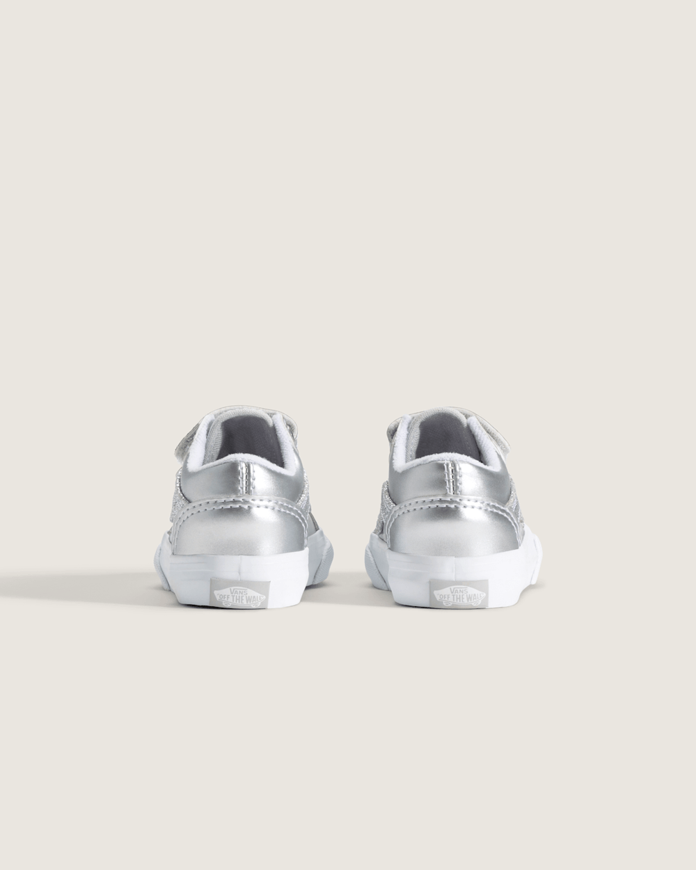 Kids Vans Toddler Old Skool V Shoe in Dazzled Lunar Rock Grey