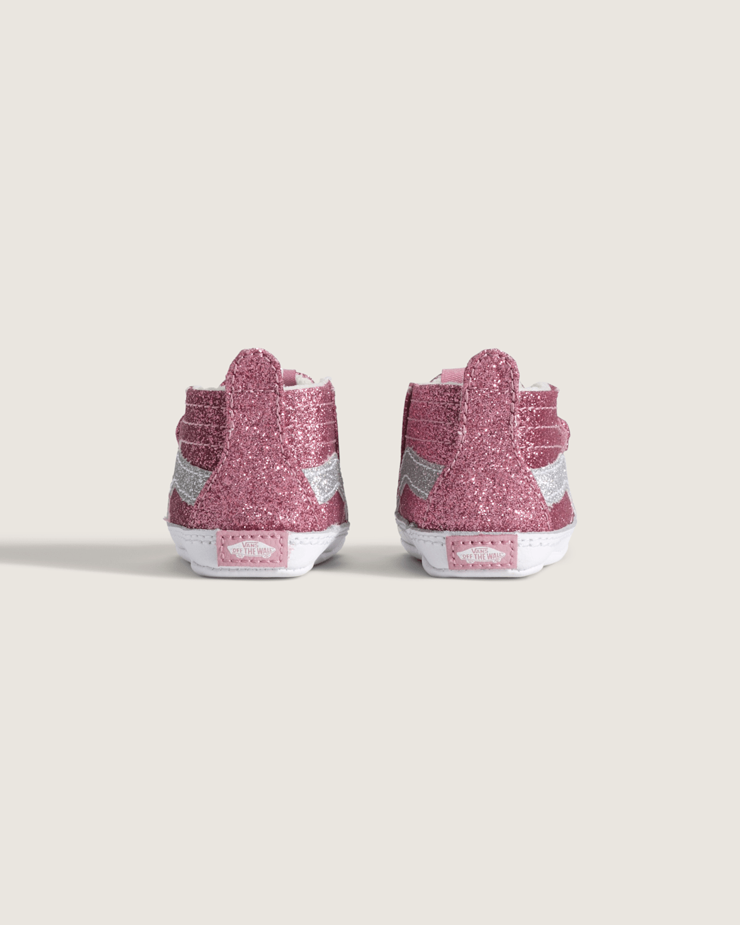 Kids Vans Infant SK8-Hi Crib Shoe in Glitter Dawn Pink