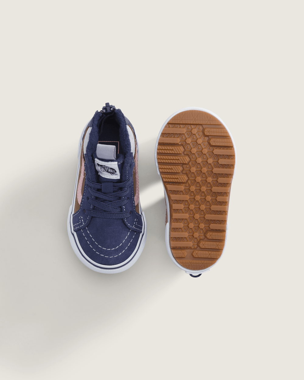 Kids|Sale Vans Toddler Sk8-Hi Zip Water Resistant Shoe in Vintage Gothic Grape Purple