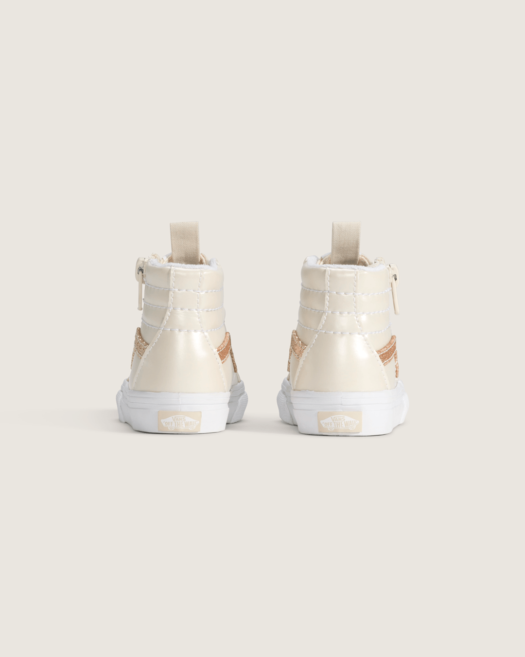 Kids|Sale Vans Toddler SK8-Hi Side Zip Shoe in Dazzled Turtledove White
