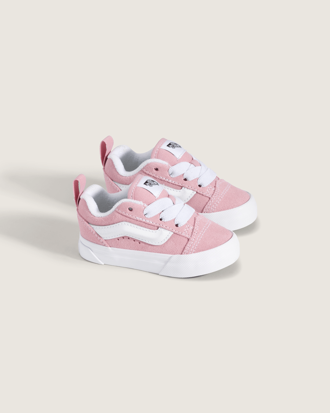 Kids|Sale Vans Toddler Knu Skool Shoe in Dawn Pink / True White