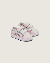 Kids|Sale Vans Toddler Old Skool V Unicorn Shoe in Unicorn White / Pink