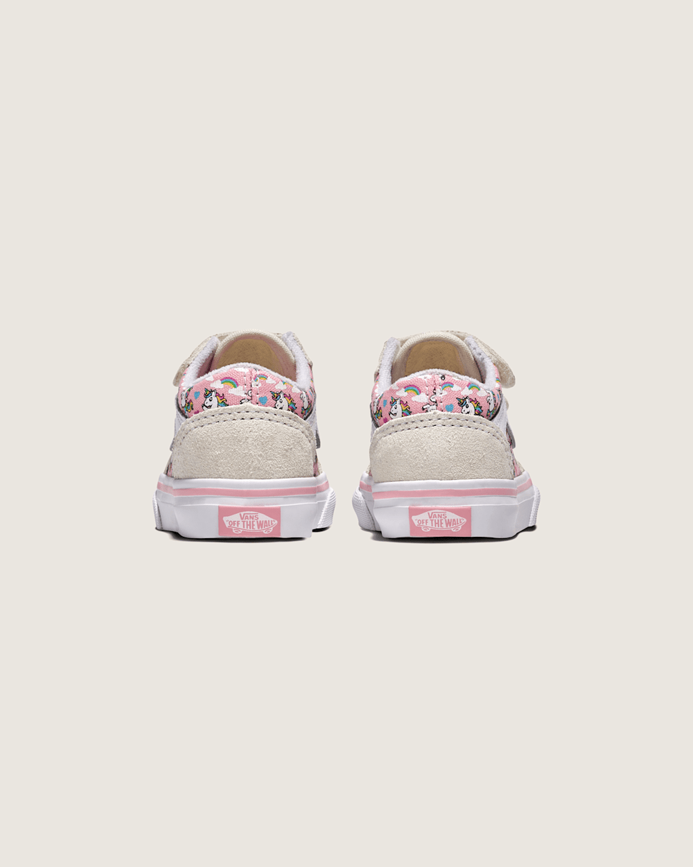 Kids|Sale Vans Toddler Old Skool V Unicorn Shoe in Unicorn White / Pink