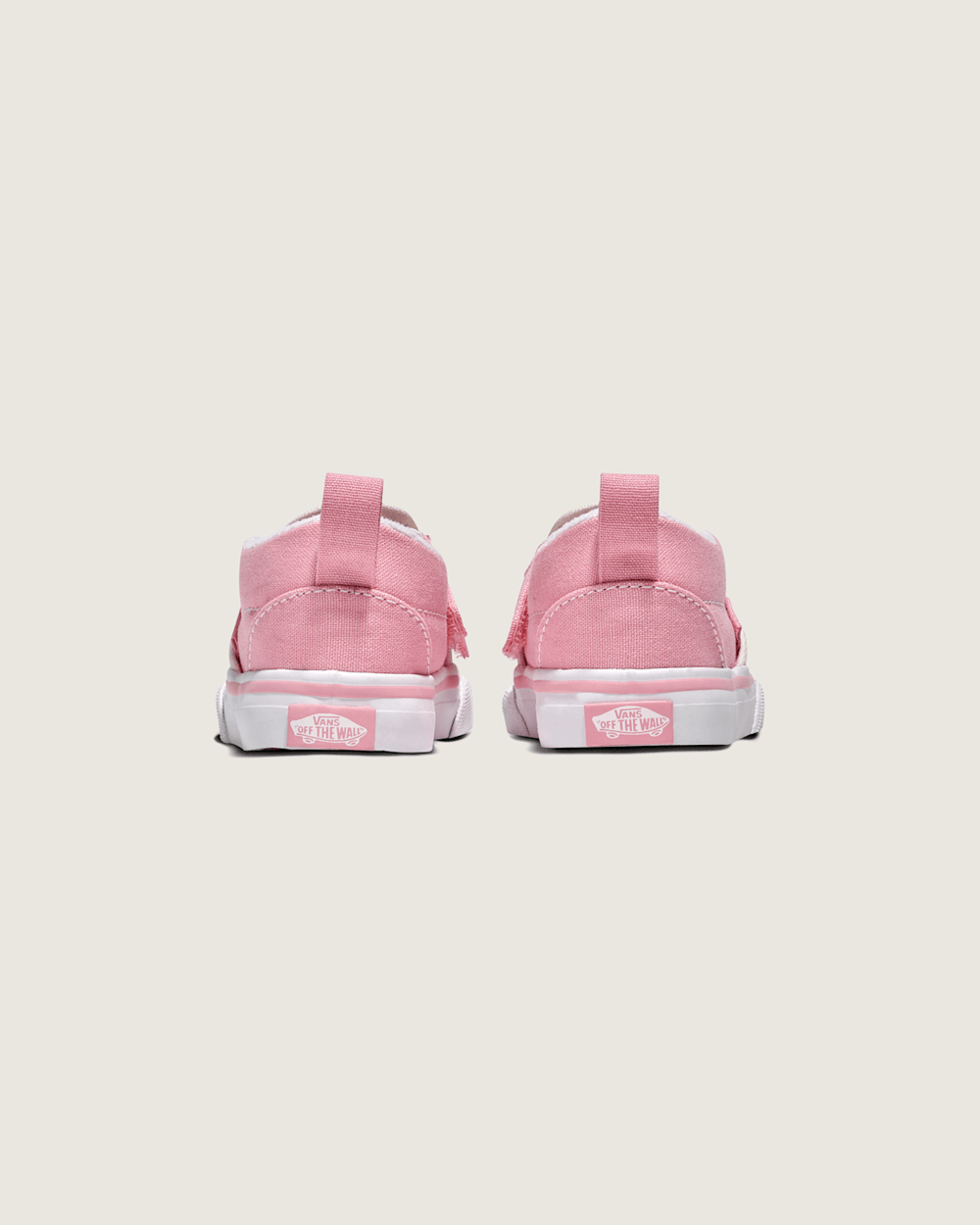 Kids|Sale Vans Toddler Classic Slip-On V Shoe in White / Pink