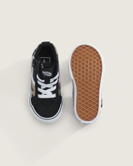 Kids|Sale Vans Toddler SK8-Hi Side Zip Shoe in Camo Black / Green