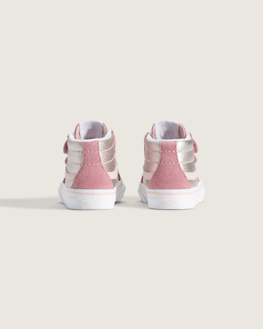 Kids|Sale Vans Toddler Sk8-Mid Reissue V Shoe in Metallic Pop Pink