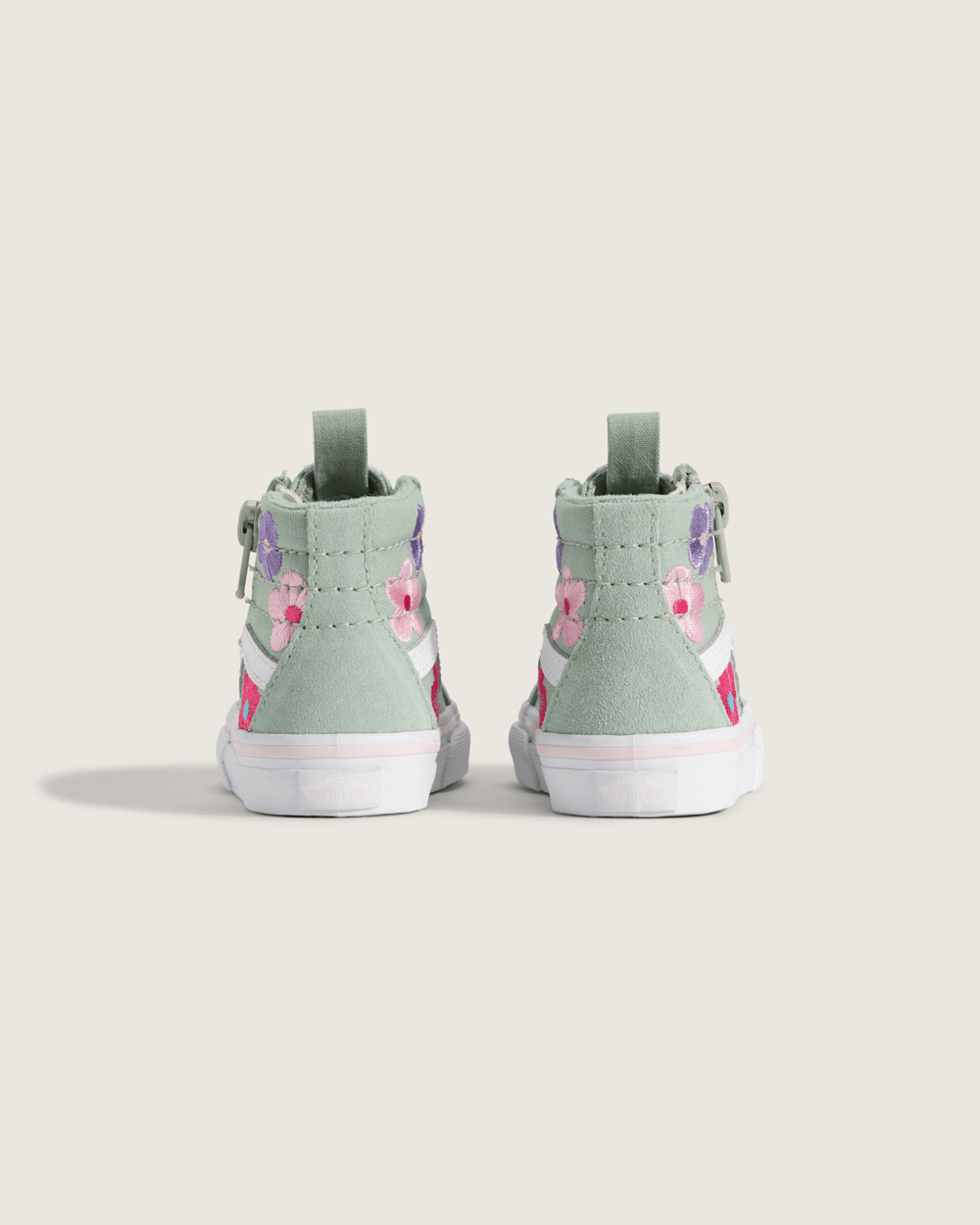 Kids|Sale Vans Toddler Sk8-Hi Side Zip Shoe in Grey / Olive Green