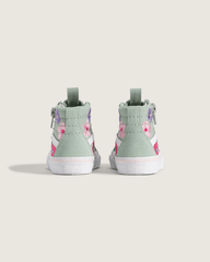Kids|Sale Vans Toddler Sk8-Hi Side Zip Shoe in Grey / Olive Green