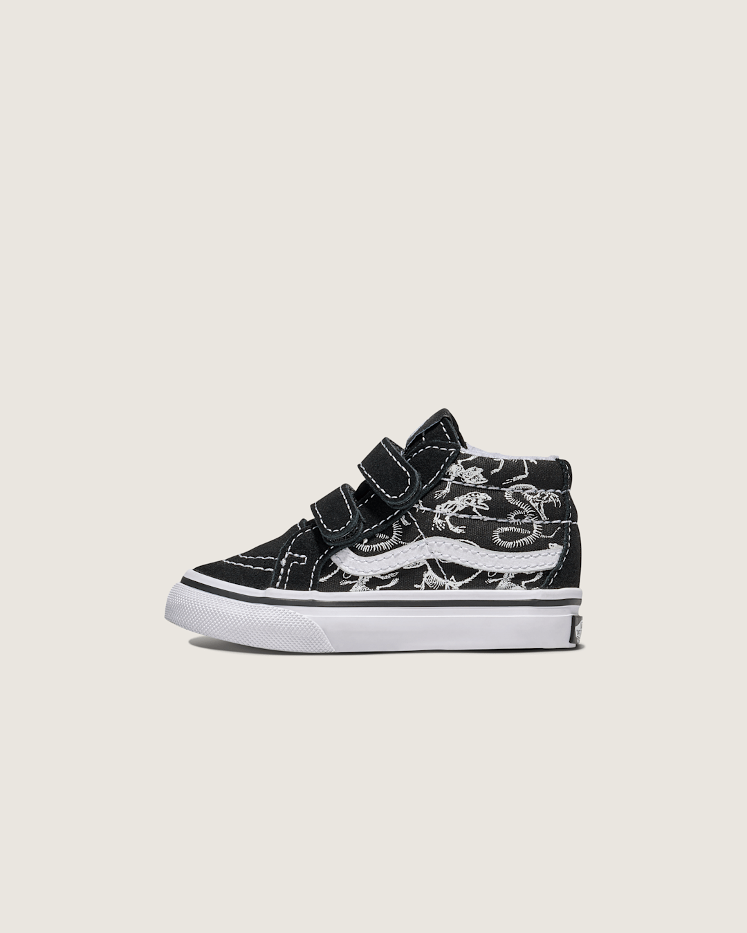 Kids|Sale Vans Toddler Sk8-Mid Reissue V Skeletons Shoe in Black