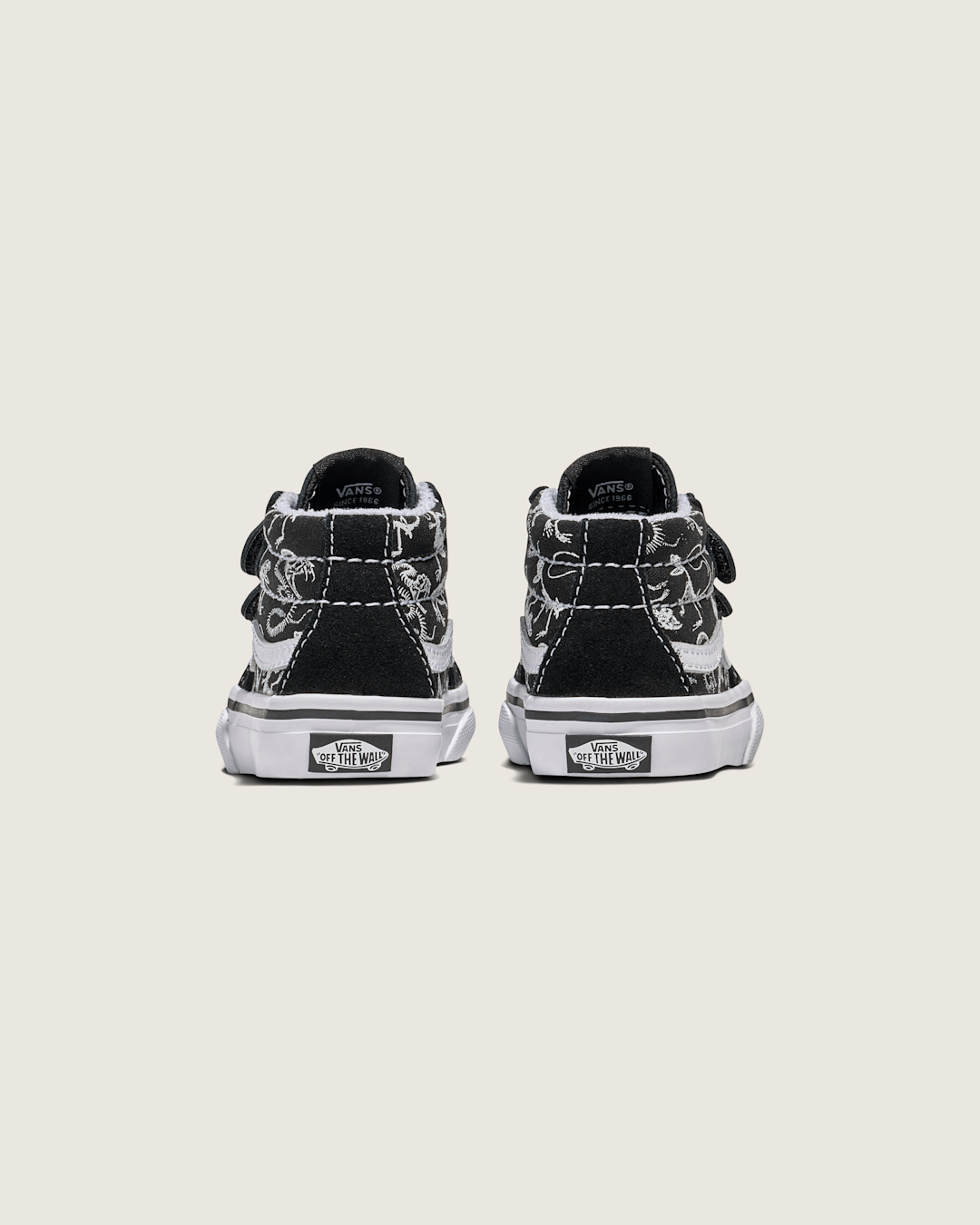 Kids|Sale Vans Toddler Sk8-Mid Reissue V Skeletons Shoe in Black