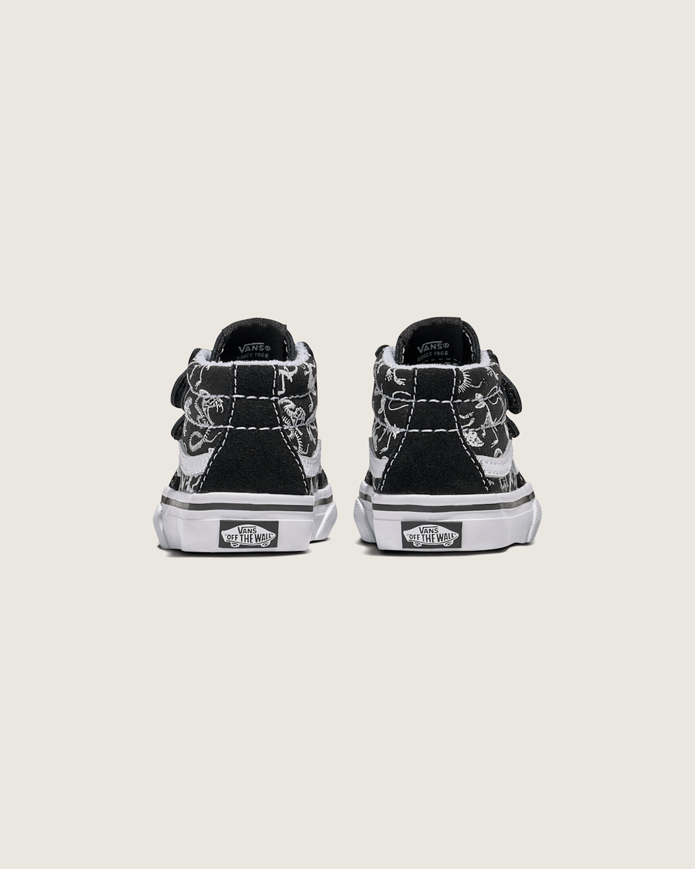 Kids|Sale Vans Toddler Sk8-Mid Reissue V Skeletons Shoe in Black