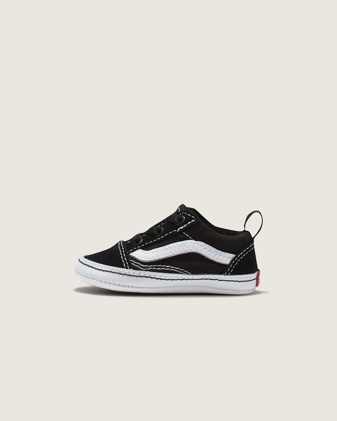 Kids Vans Infant Old Skool Crib Black/True White Shoes
