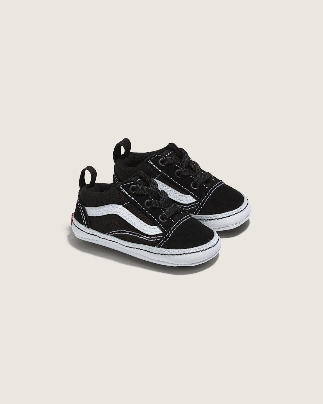 Kids Vans Infant Old Skool Crib Black/True White Shoes