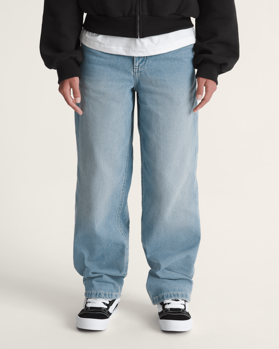 Kids Vans Kids Sirelle Puddle Pants in Stonewash Blue