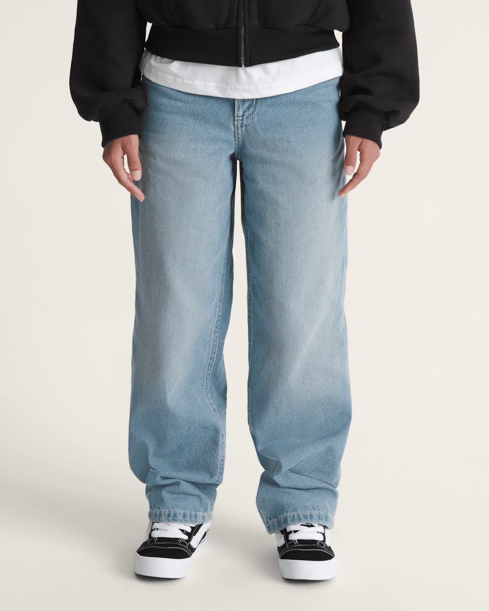 Kids Vans Kids Sirelle Puddle Pants in Stonewash Blue