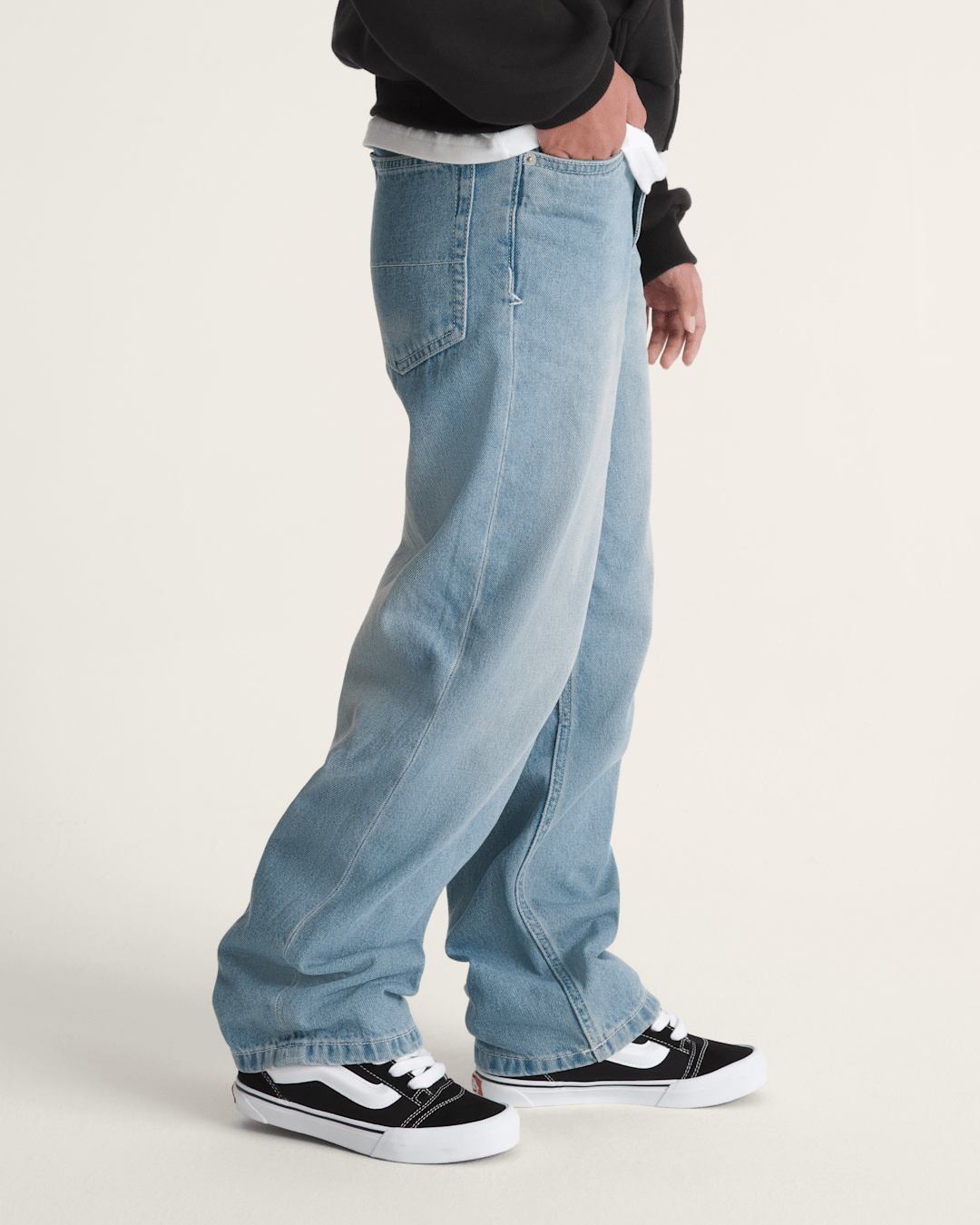 Kids Vans Kids Sirelle Puddle Pants in Stonewash Blue