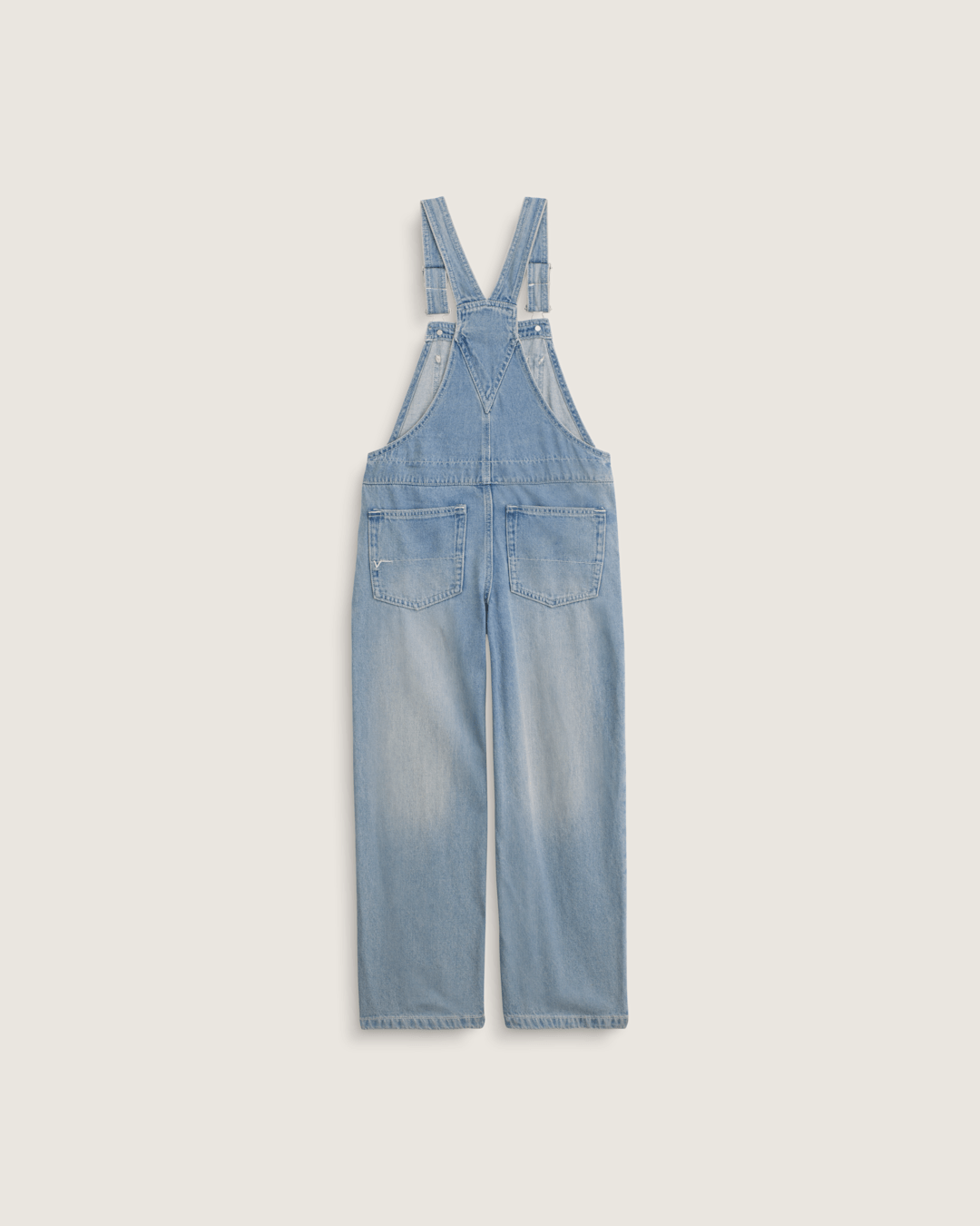 Kids Vans Kids Sirelle Denim Overalls in Stonewash Blue