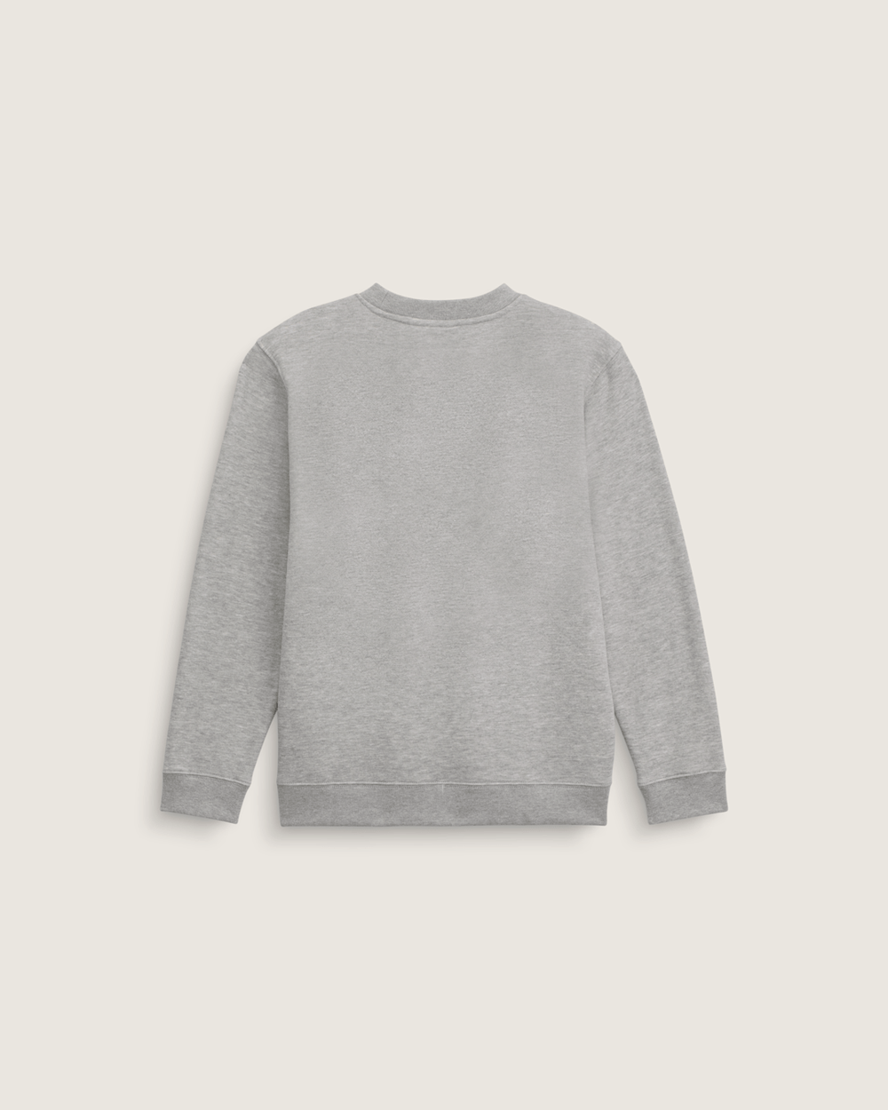 Kids Vans Kids Stretch Logo Crew Sweatshirt in Cement Heather Grey