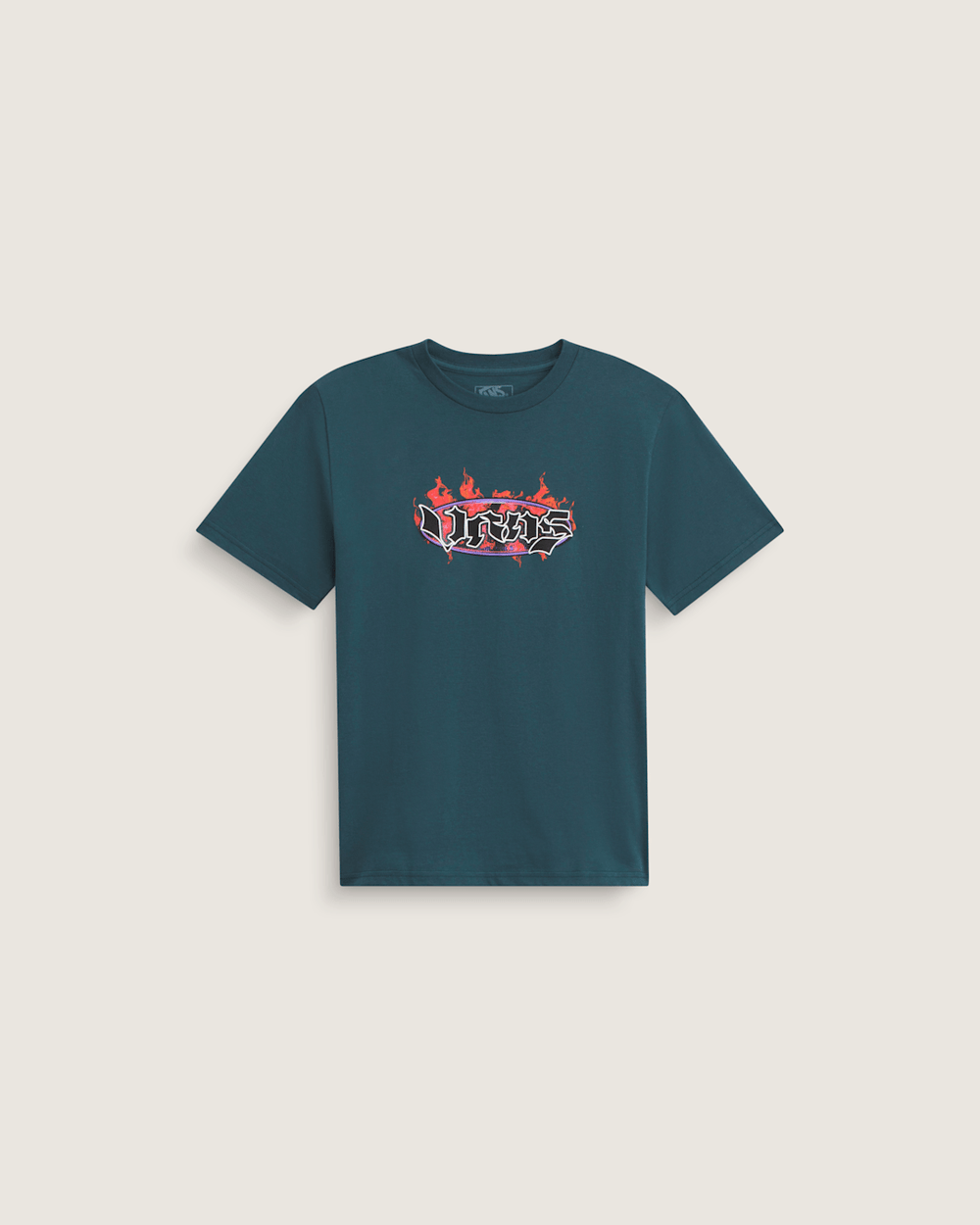 Kids Vans Kids Night Spark T-Shirt in Mossy Olive Green