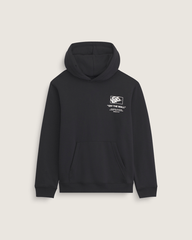 Kids Vans Kids Stacked Hi Pullover Hoodie in Black / White