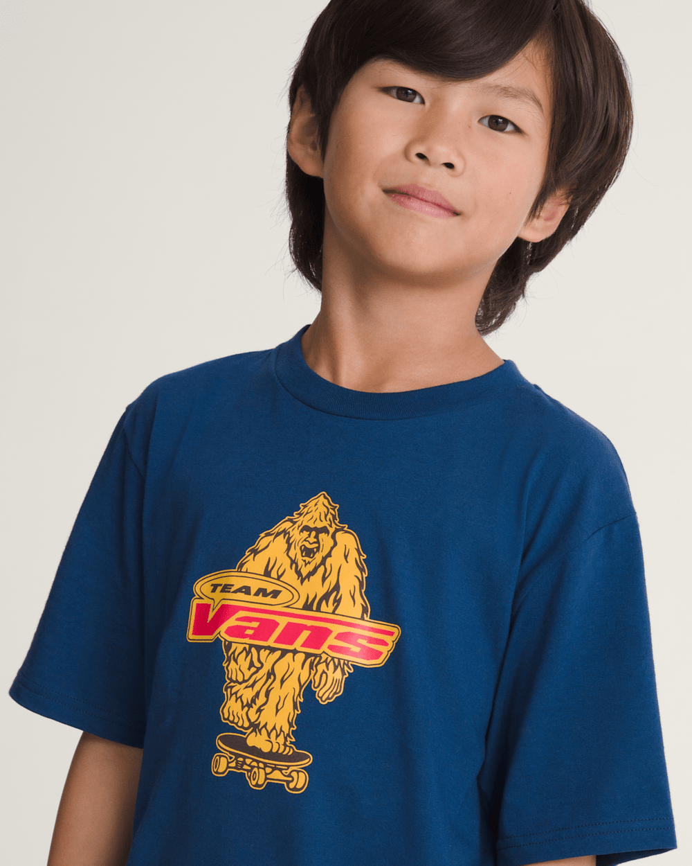 Kids Vans Kids Big Push T-Shirt in Deep Indigo Blue