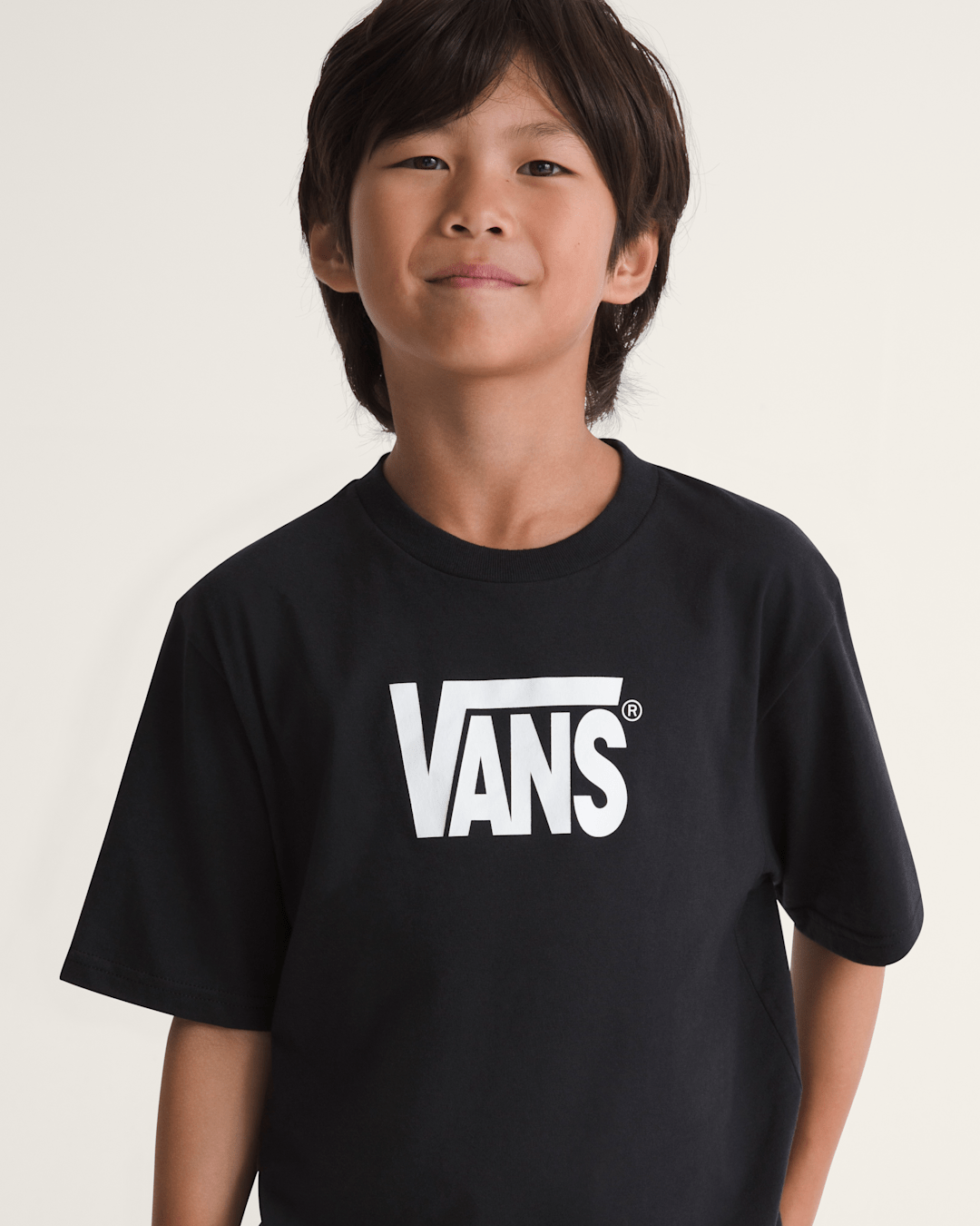 Kids Vans Kids Stretch Logo T-Shirt in Black