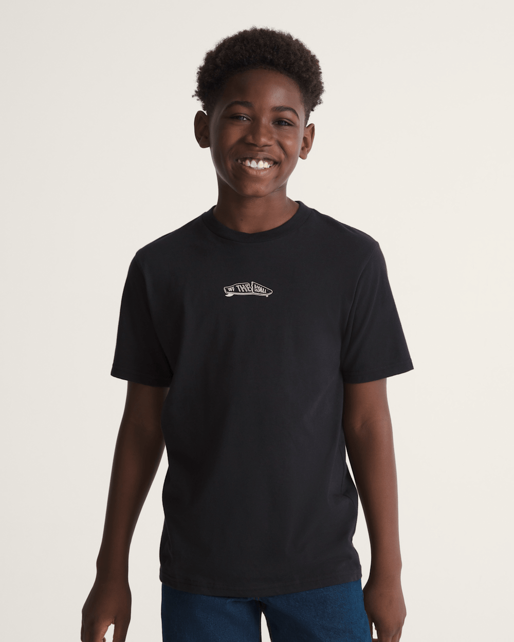 Kids Vans Kids Crestline T-Shirt in Black
