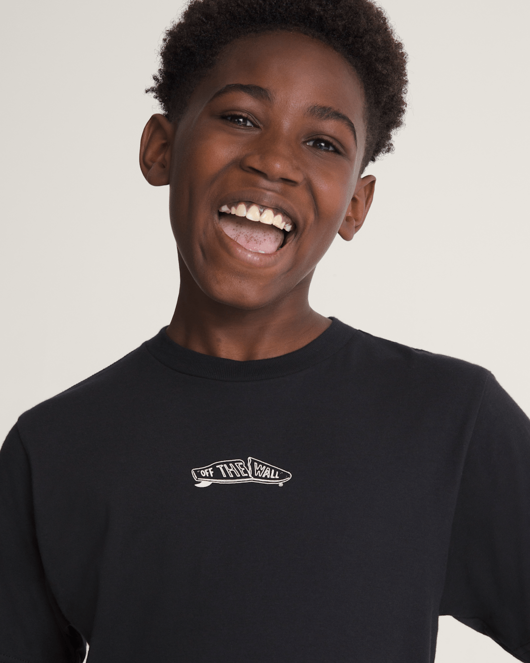 Kids Vans Kids Crestline T-Shirt in Black