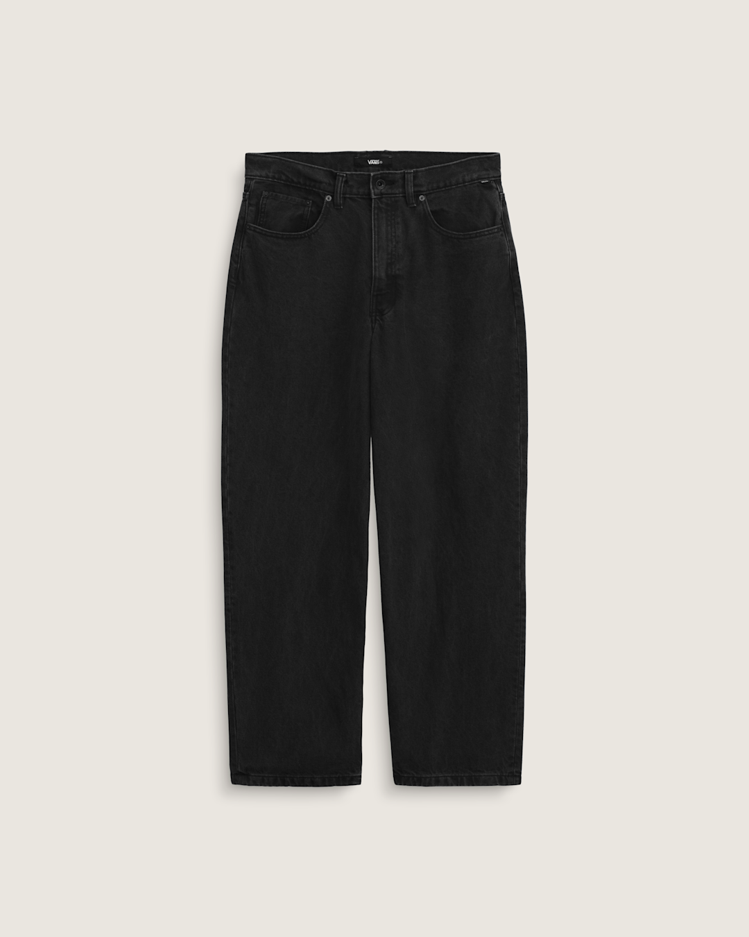 Kids Vans Kids Check-5 Loose Denim Pants in Stonewash Black