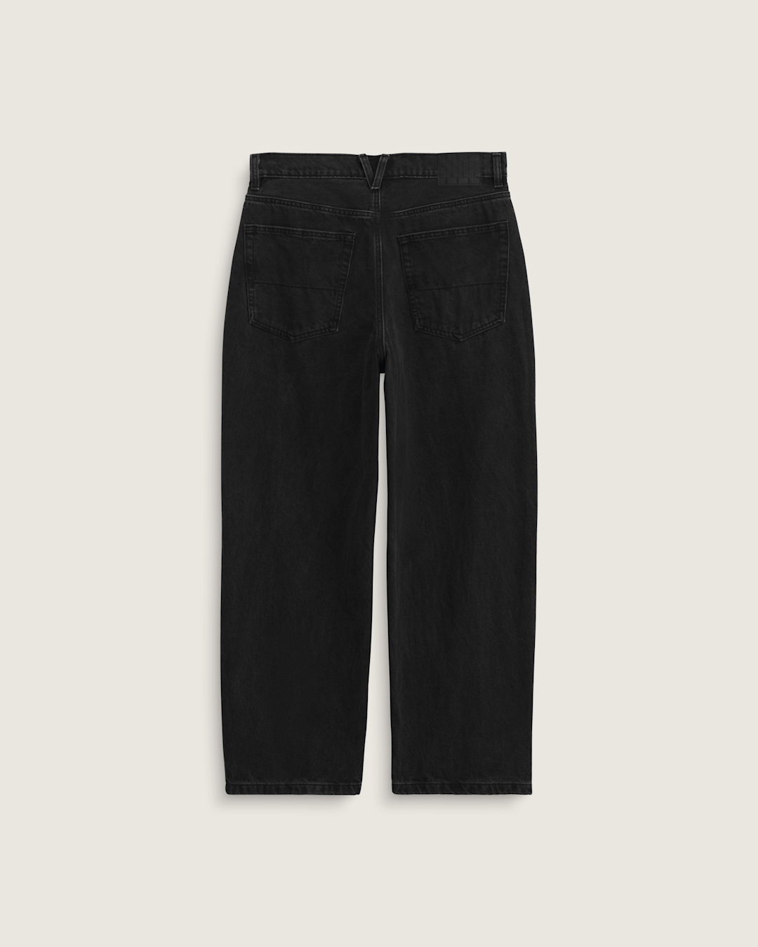 Kids Vans Kids Check-5 Loose Denim Pants in Stonewash Black