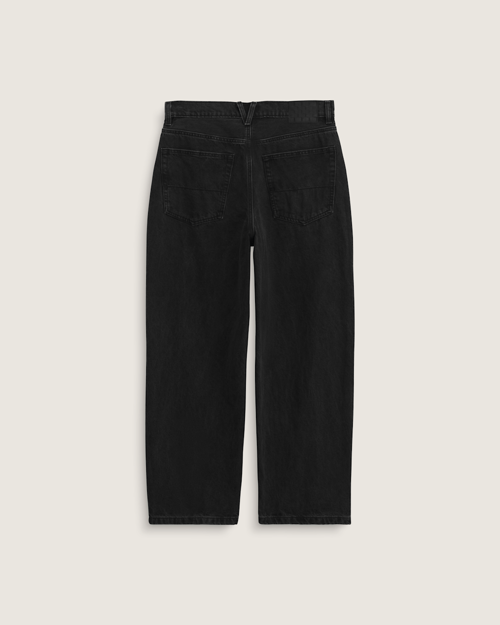 Kids Vans Kids Check-5 Loose Denim Pants in Stonewash Black