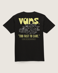 Kids Vans Kids Too Fast T-Shirt in Black