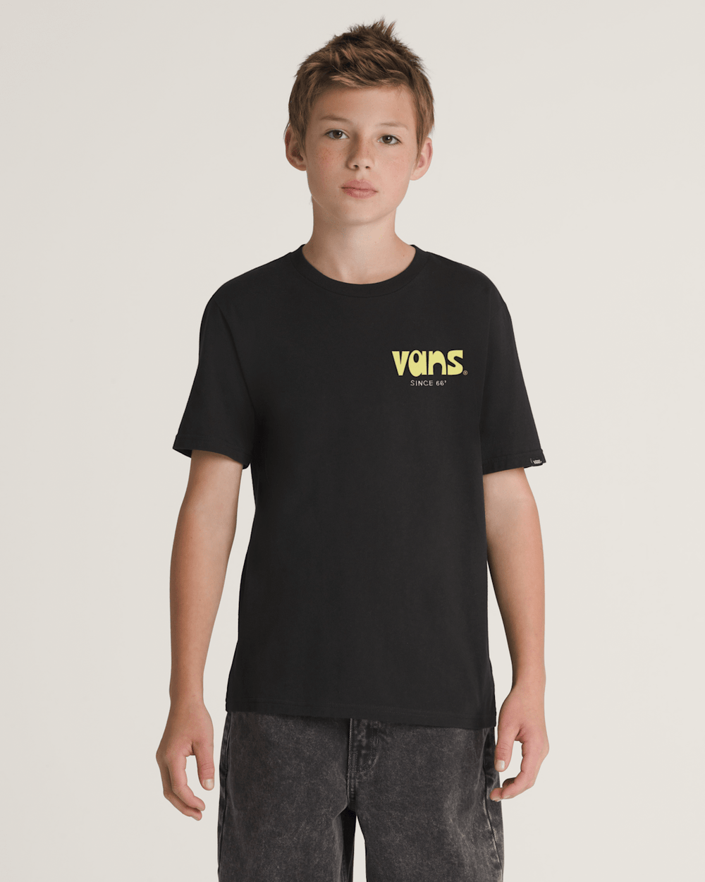 Kids Vans Kids Too Fast T-Shirt in Black