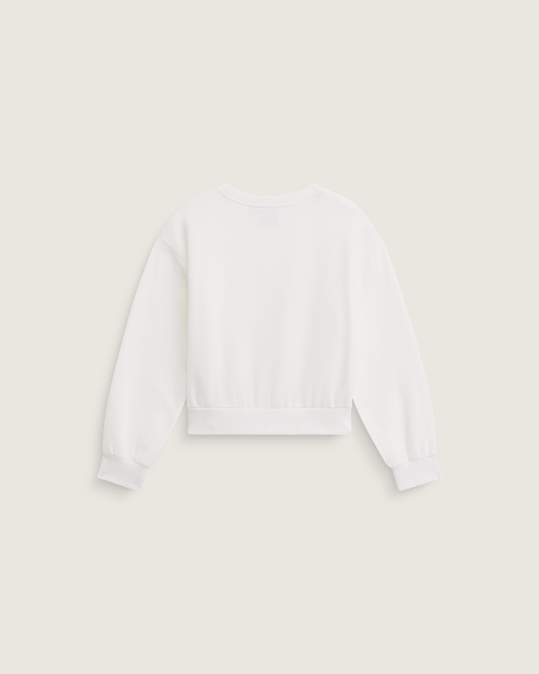 Kids Vans Kids Flow Field Crew Sweatshirt in Marshmallow White
