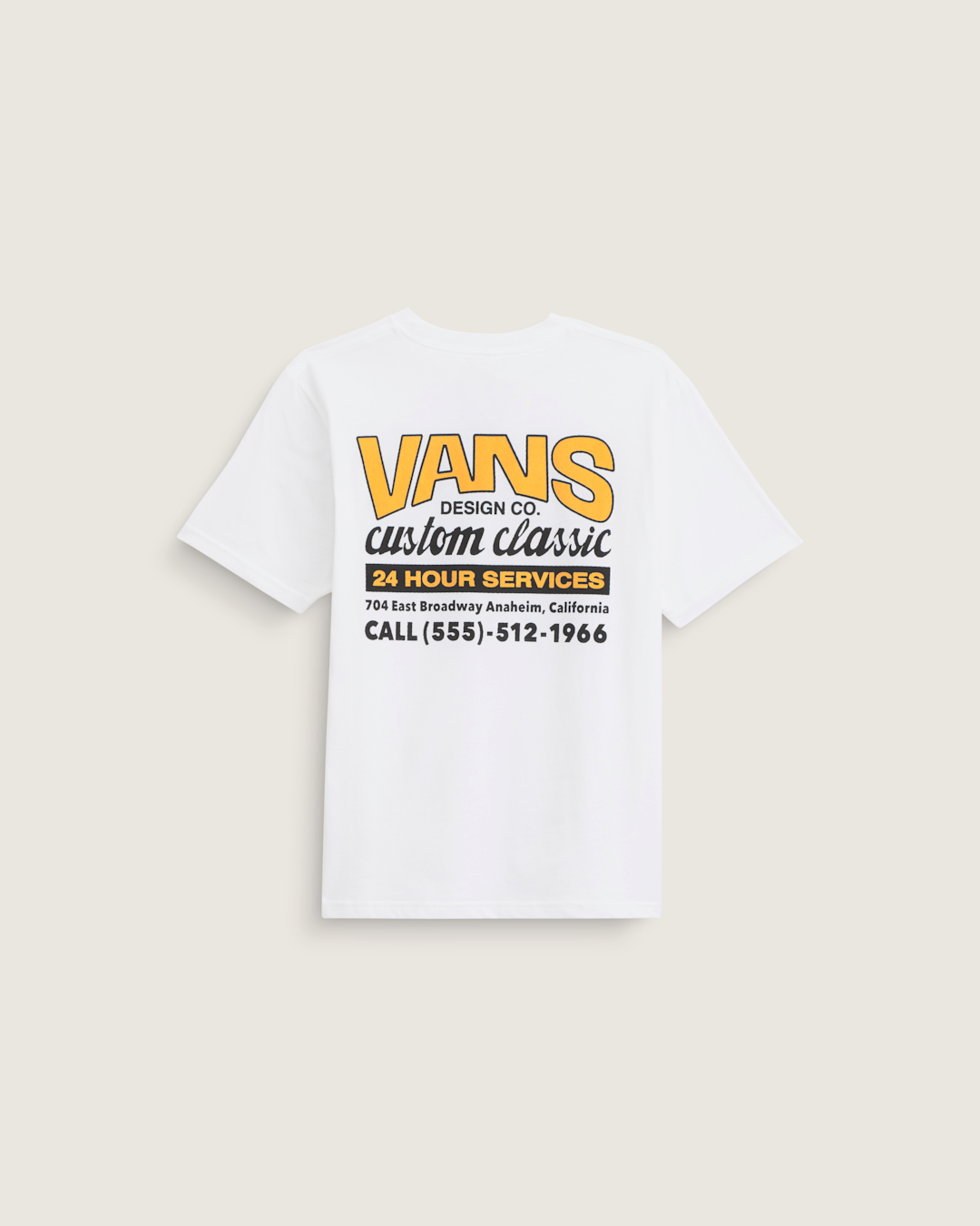 Kids Vans Kids Shop Front T-Shirt in White