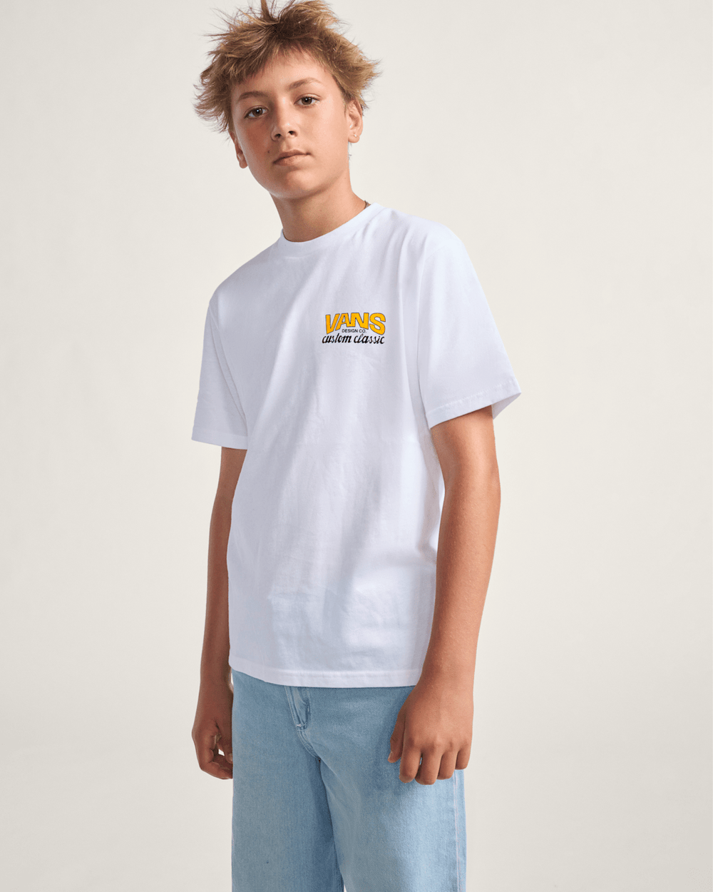 Kids Vans Kids Shop Front T-Shirt in White