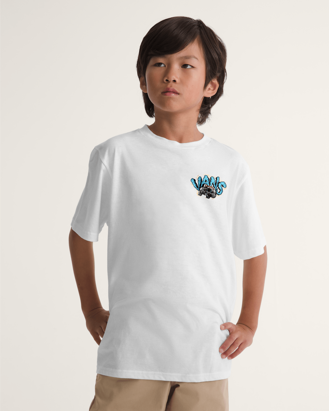 Kids Vans Kids Monster Madness T-Shirt in White
