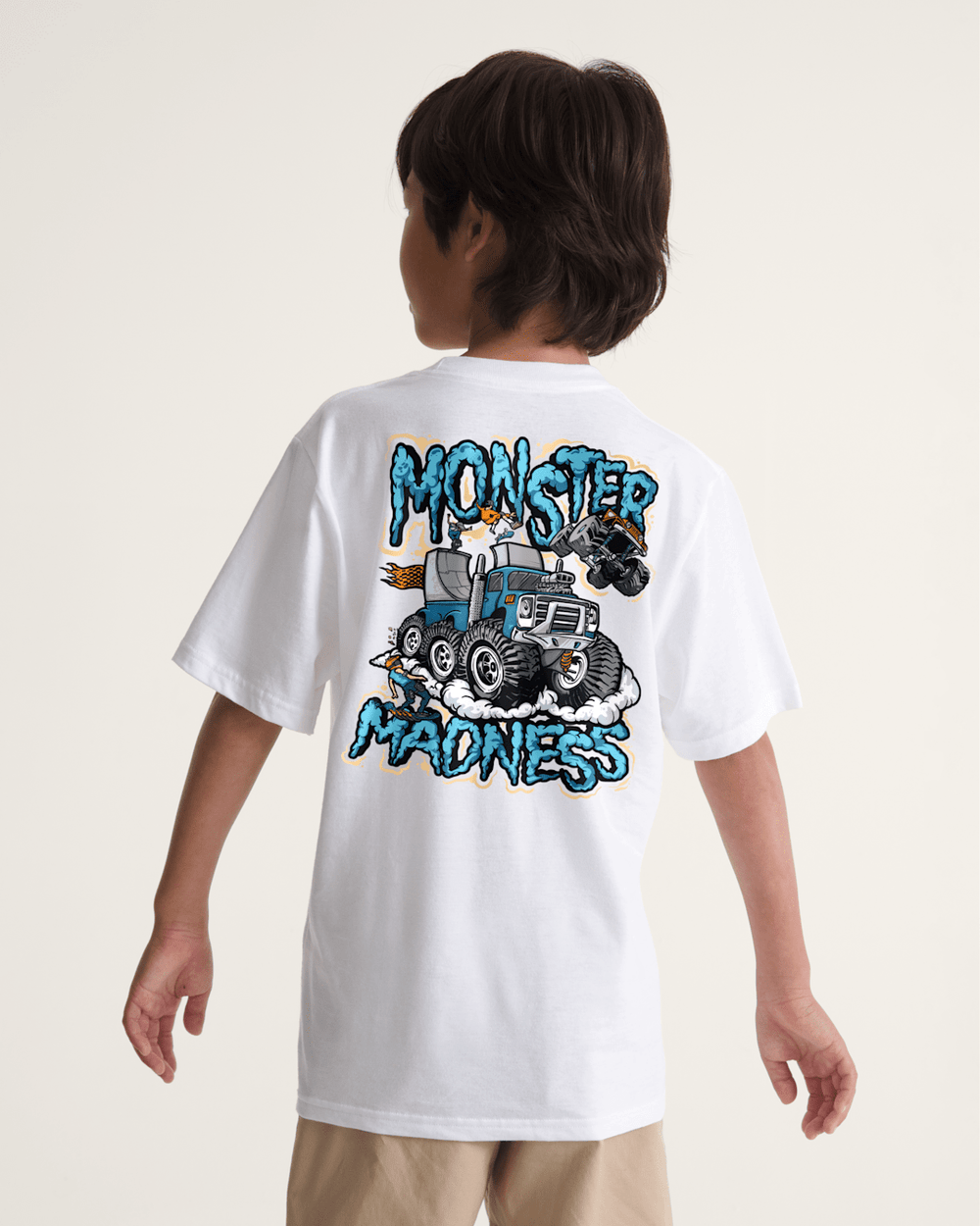 Kids Vans Kids Monster Madness T-Shirt in White