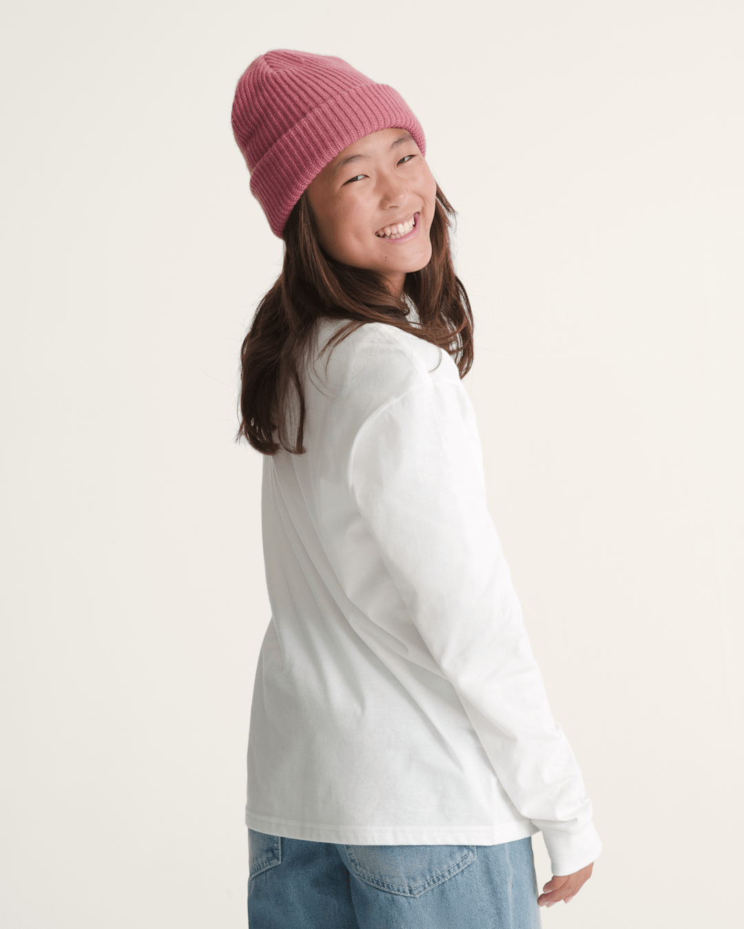 Kids Vans Kids Cherrylace Long Sleeve T-Shirt in Marshmallow White