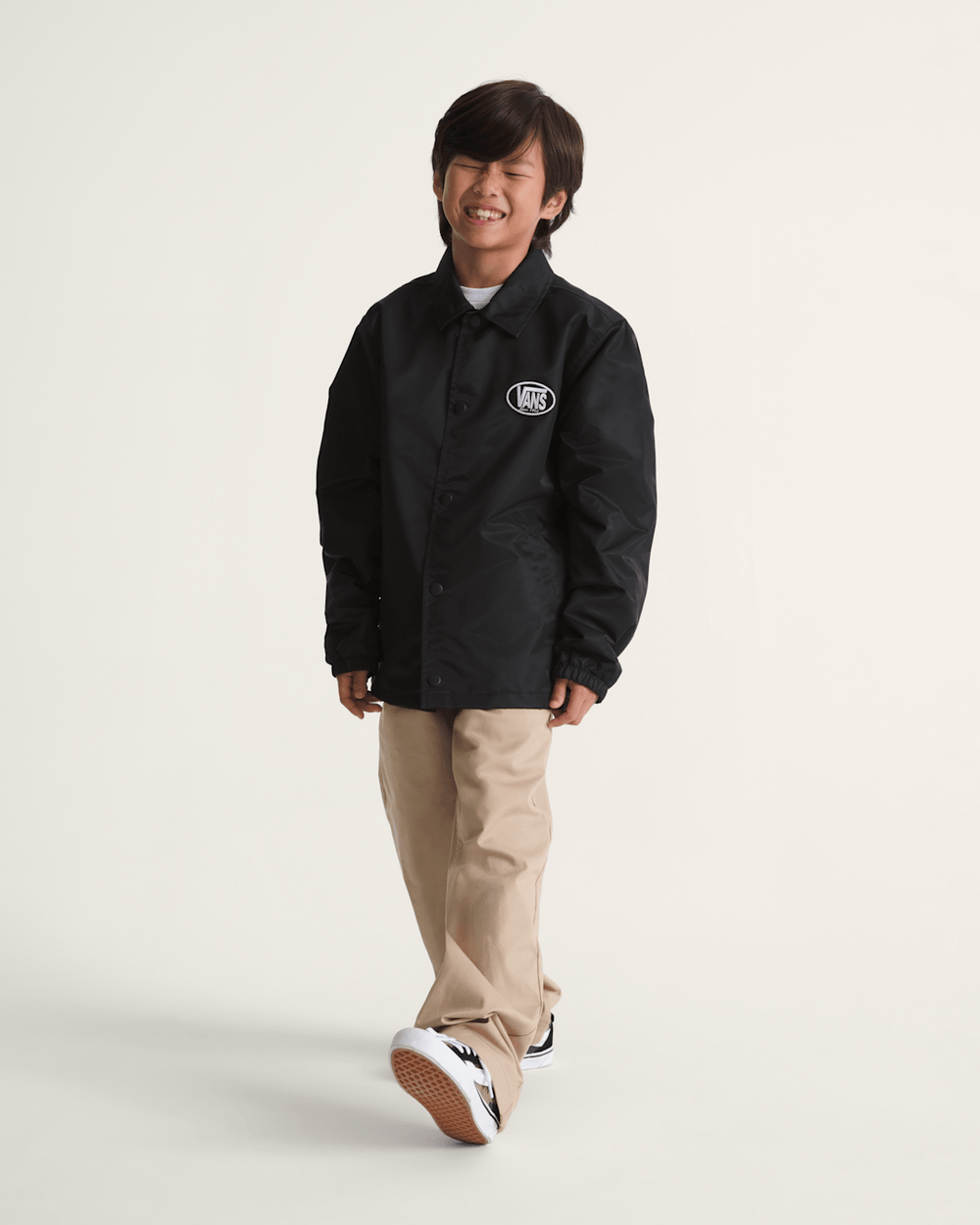 Kids Vans Kids Torrey Coaches Jacket in Black
