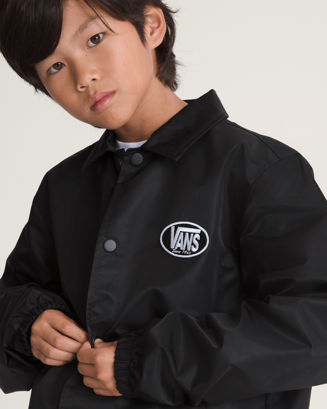 Kids Vans Kids Torrey Coaches Jacket in Black