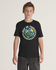 Kids Vans Kids Keep on Pushing T-Shirt in Black