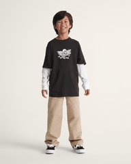 Kids Vans Kids Authentic Chino Loose Pant in Incense Brown
