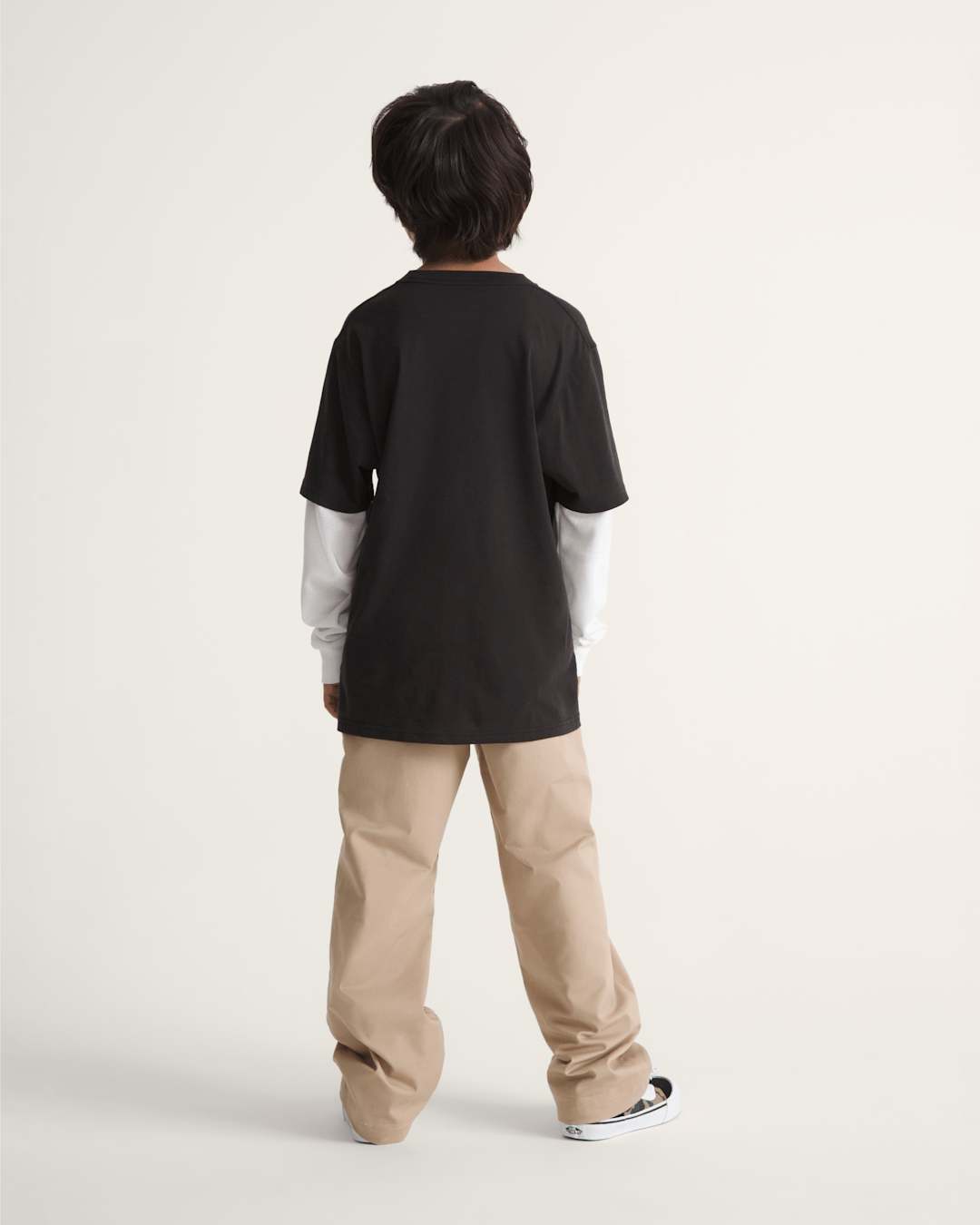 Kids Vans Kids Authentic Chino Loose Pant in Incense Brown