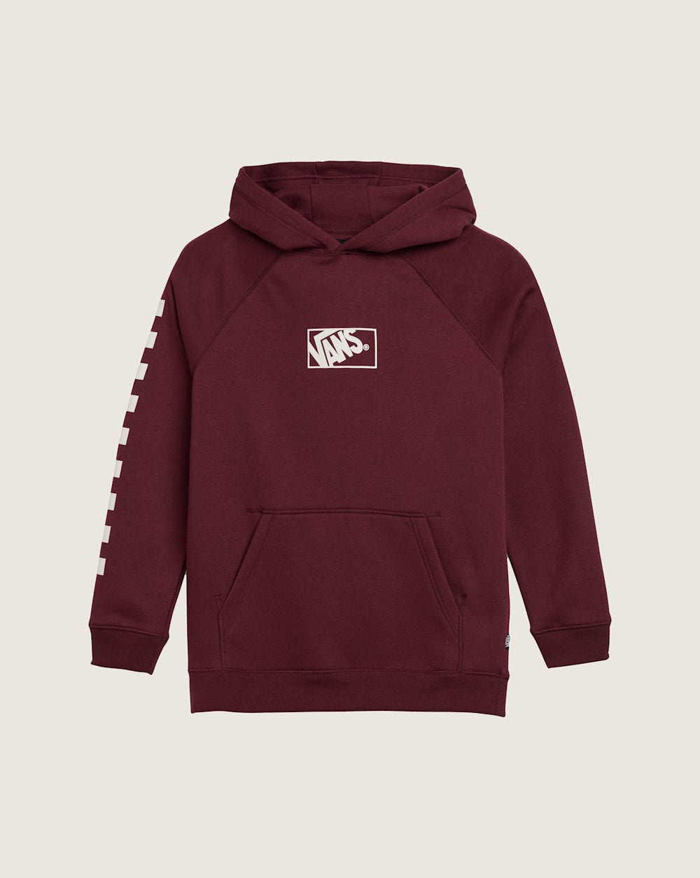 Kids Vans Kids Stacked Box Sweatshirt in Port Royale Red