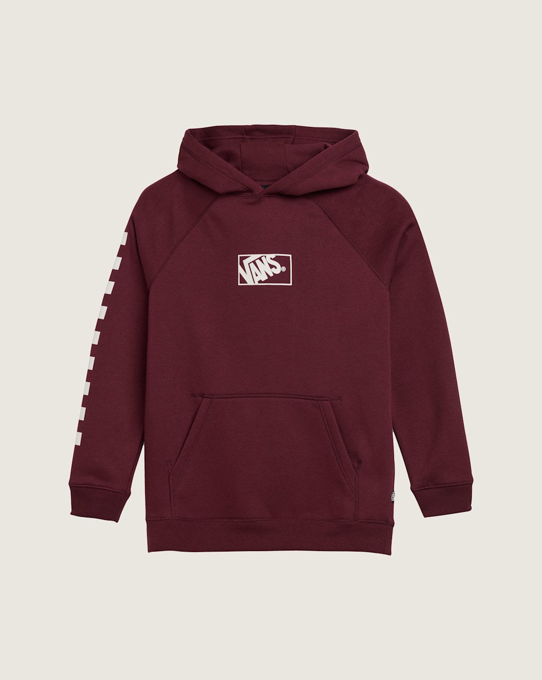 Kids Vans Kids Stacked Box Sweatshirt in Port Royale Red